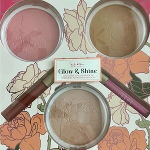 Nicole Miller Glow & Shine Blush, power, highlight Set -